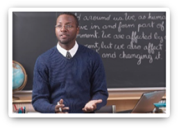 Teacher lecturing (Provided by Getty Images)